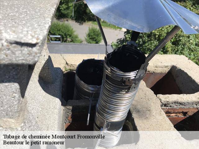 Tubage de cheminée  montcourt-fromonville-77140 Beautour le petit ramoneur