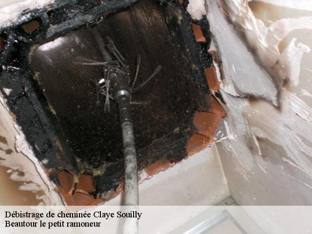 Débistrage de cheminée  claye-souilly-77410 Beautour le petit ramoneur