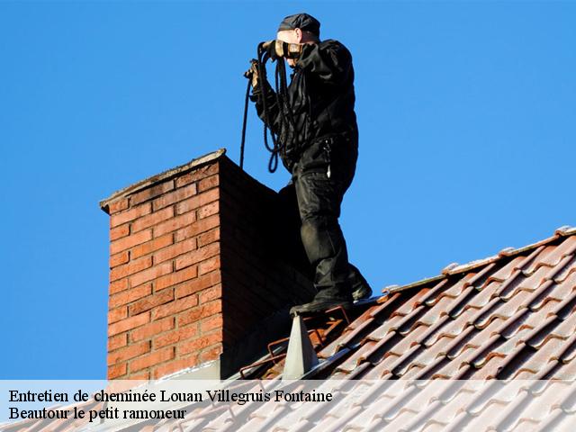 Entretien de cheminée  louan-villegruis-fontaine-77560 Beautour le petit ramoneur